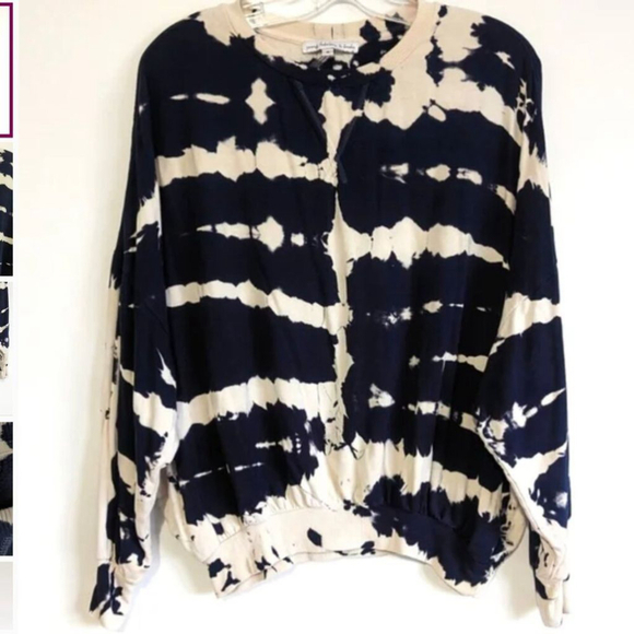 Young Fabulous & Broke Tops - YOUNG Fabulous & Broke Tie Dye Juliette Sweatshirt Size Medium